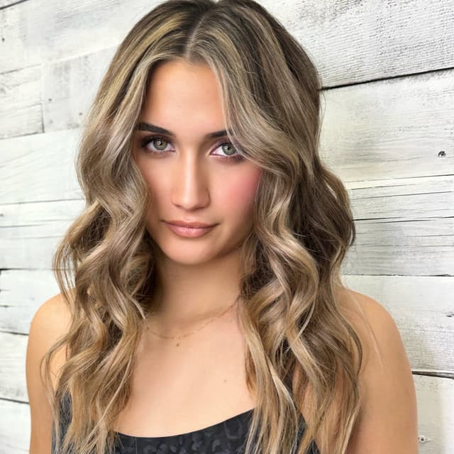 Blowout Package of 5 with curls at The Hair Peace in San Dimas, CA